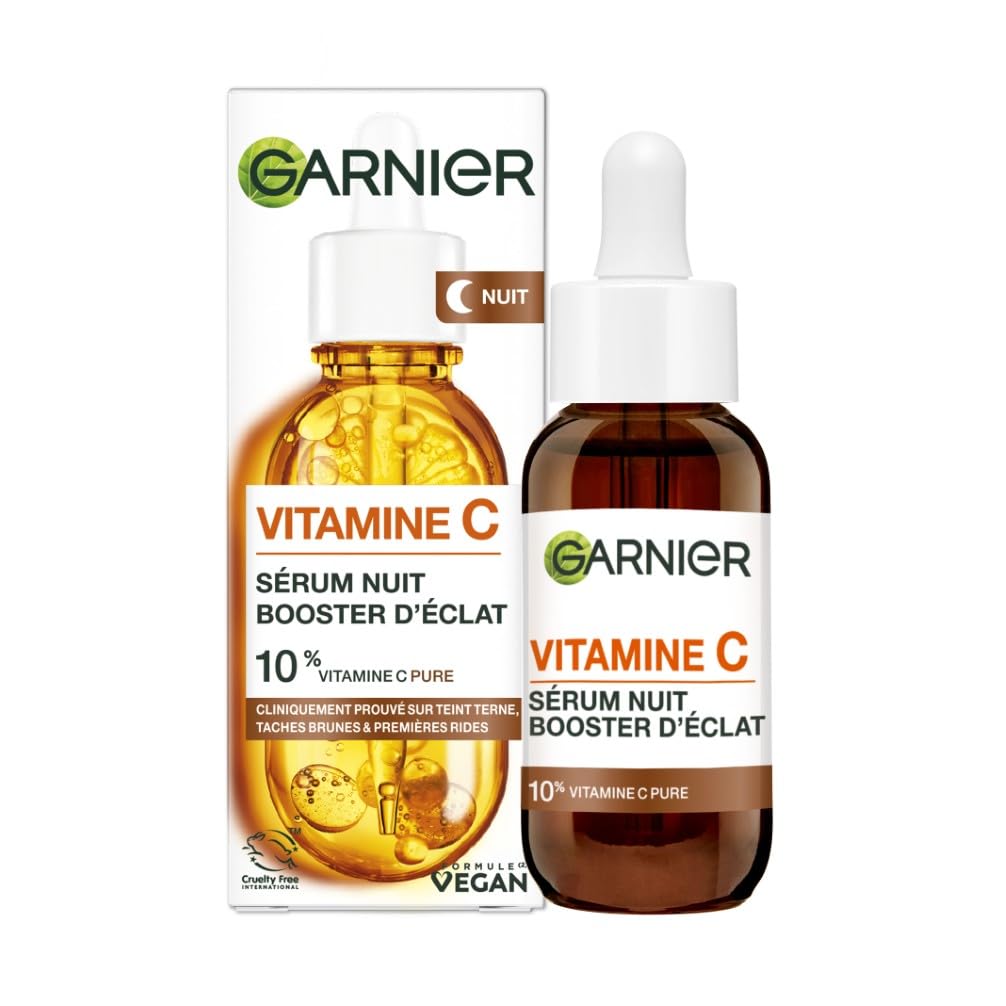 GARNIER Skin Active - Radiance Serum - Anti-Dark Spot - Face Care Enriched With 3.5-4% Niacinamide, Vitamin C & Salicylic Acid - Vegan & Cruelty Free - 30ml - Packaging May Vary