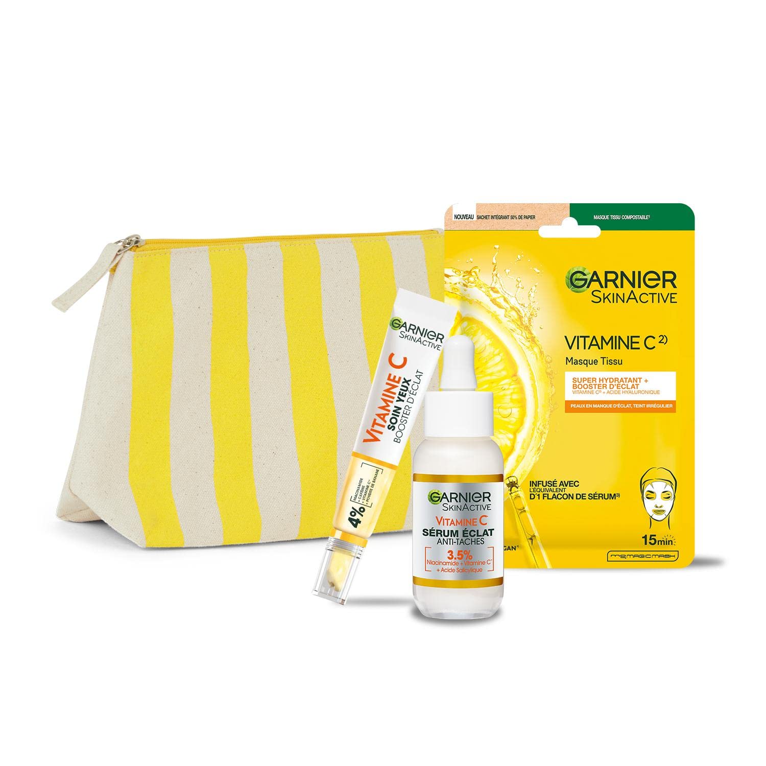 GARNIER Skin Active - Radiance Serum - Anti-Dark Spot - Face Care Enriched With 3.5-4% Niacinamide, Vitamin C & Salicylic Acid - Vegan & Cruelty Free - 30ml - Packaging May Vary