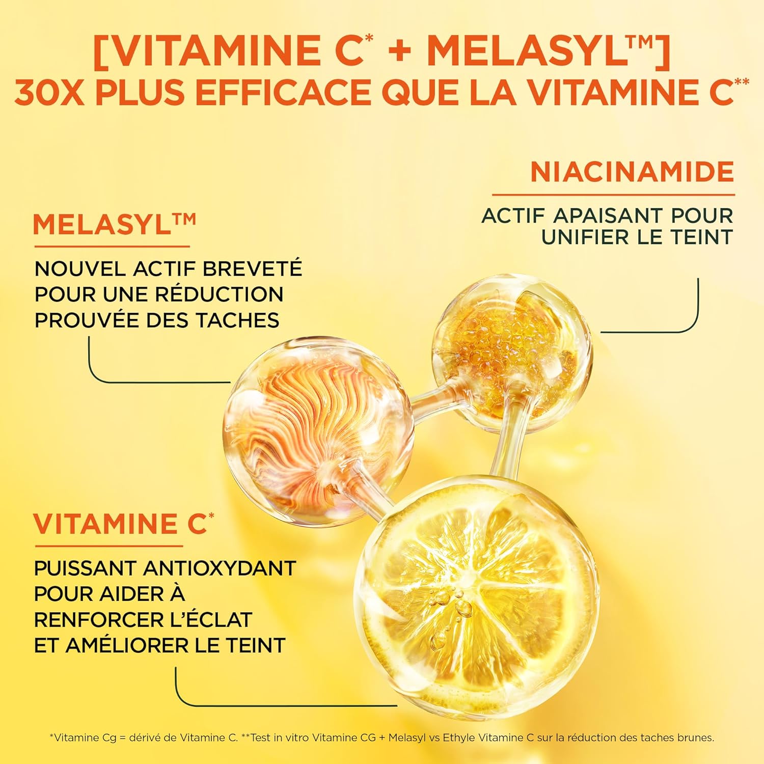 GARNIER Skin Active - Radiance Serum - Anti-Dark Spot - Face Care Enriched With 3.5-4% Niacinamide, Vitamin C & Salicylic Acid - Vegan & Cruelty Free - 30ml - Packaging May Vary